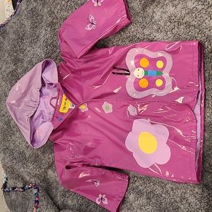 Pink Girls Raincoat